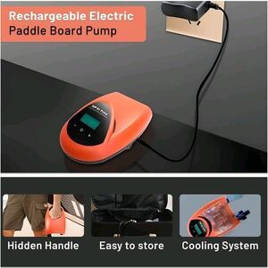 TONSIM 20 PSI SUP Pump-1500 mAh Rechargeable Electric Cordless